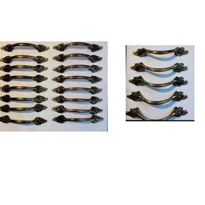 Vintage Amerock Brass Cabinet 1330 and Drawer 1331 Pull Handles Lot 23